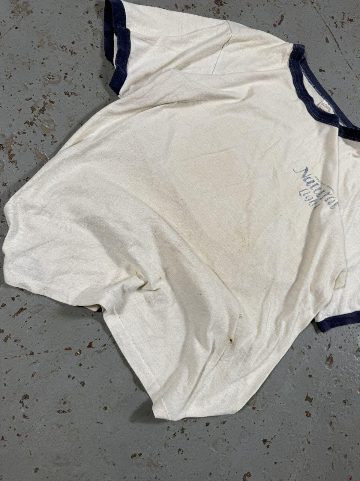 Vintage Single Stitch Natty Light Marathon Ringer Tee