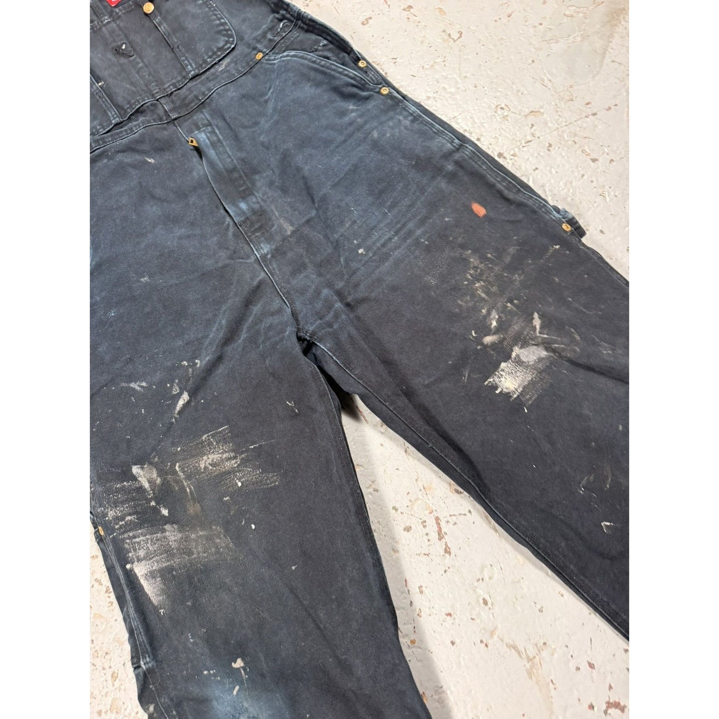 Vintage Dickies Black Denim Painter Overalls