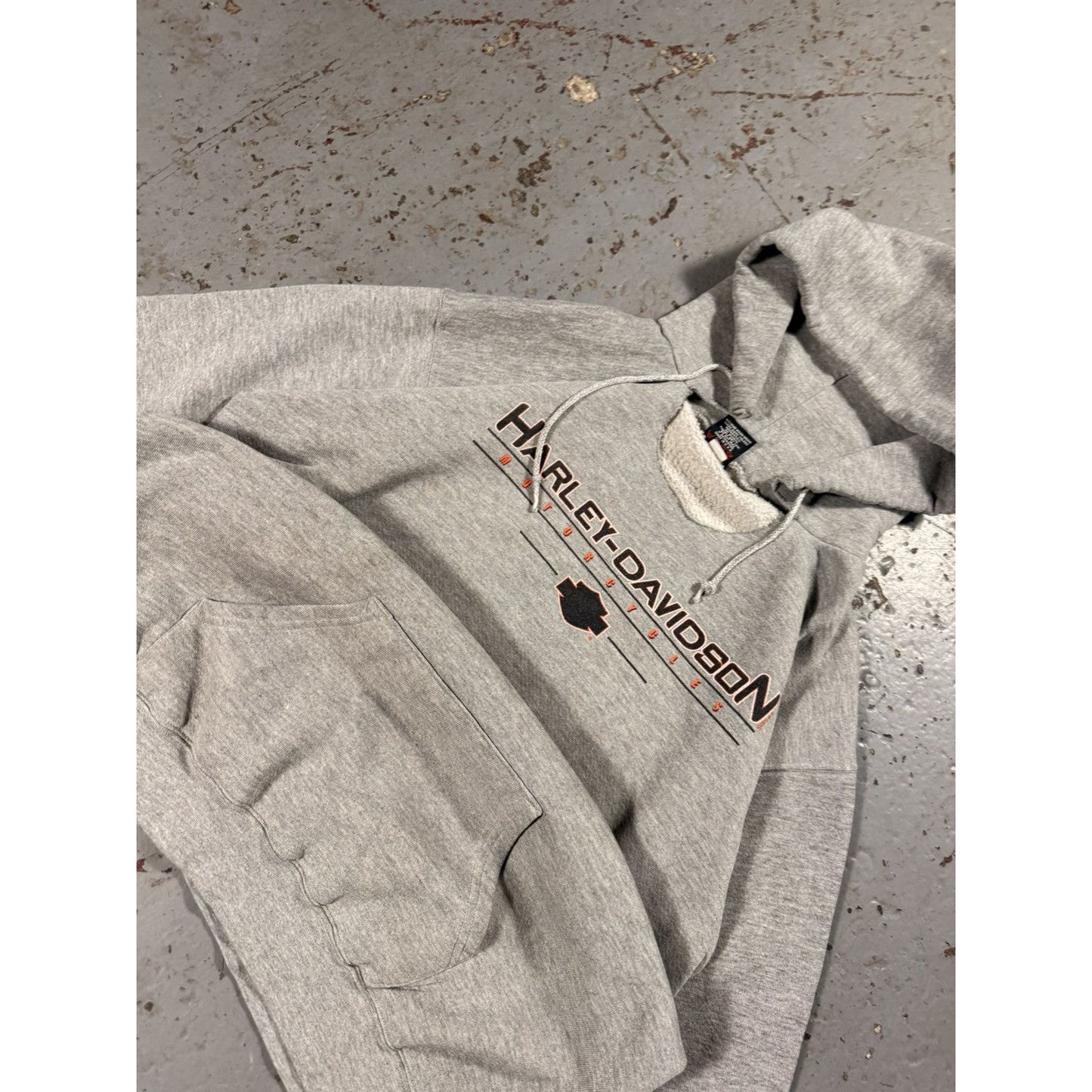 Vintage Thrashed Harley Davidson Hoodie