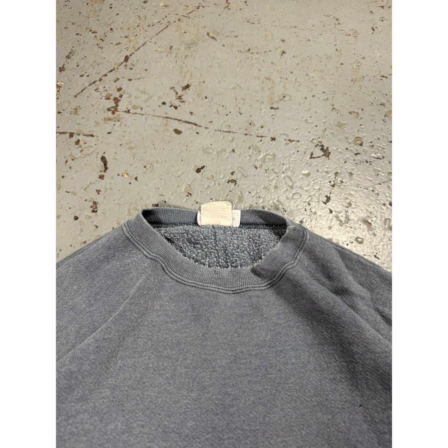 Vintage Perfectly Faded Distressed Blank Crewneck Sweater