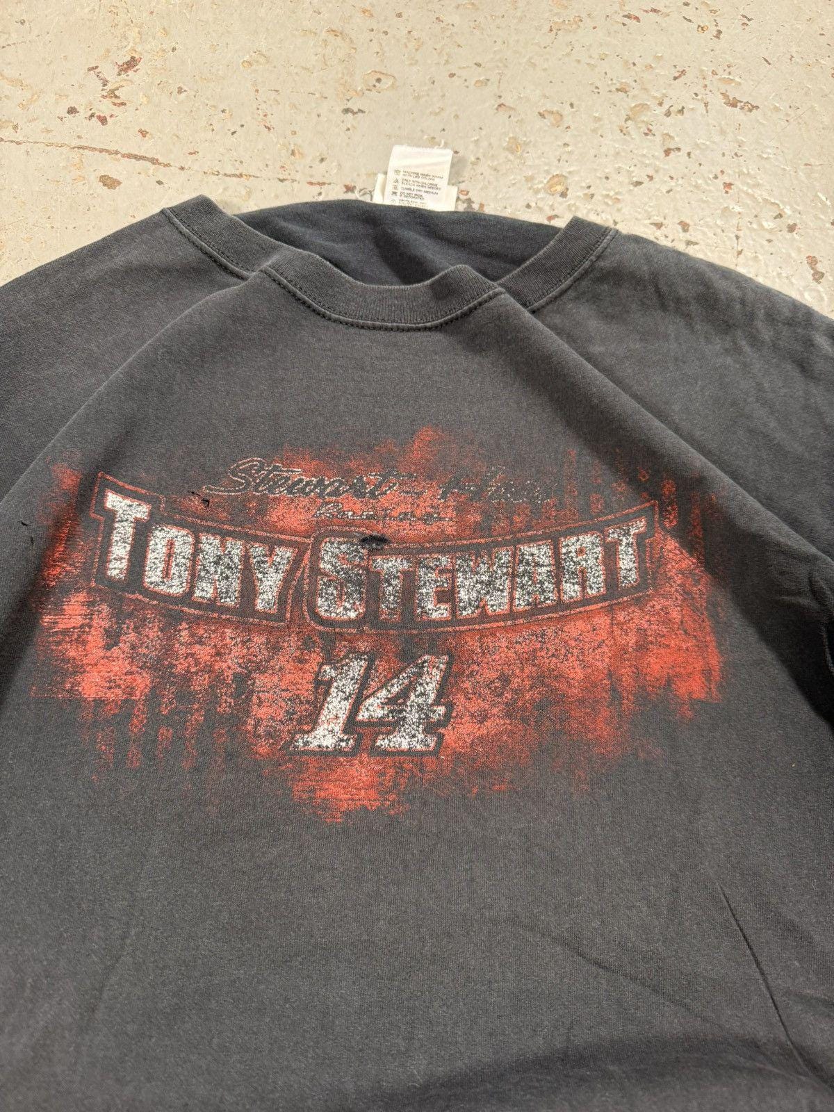 Vintage Thrashed Tony Stewart Nascar Tee
