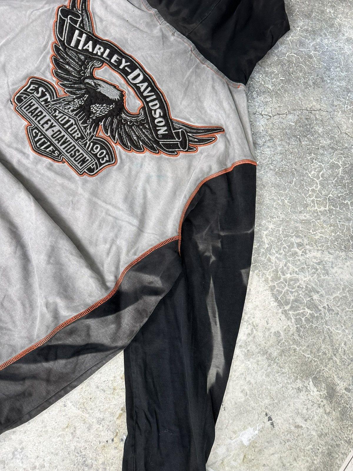 VintageThrashed Harley Davidson Hoodie