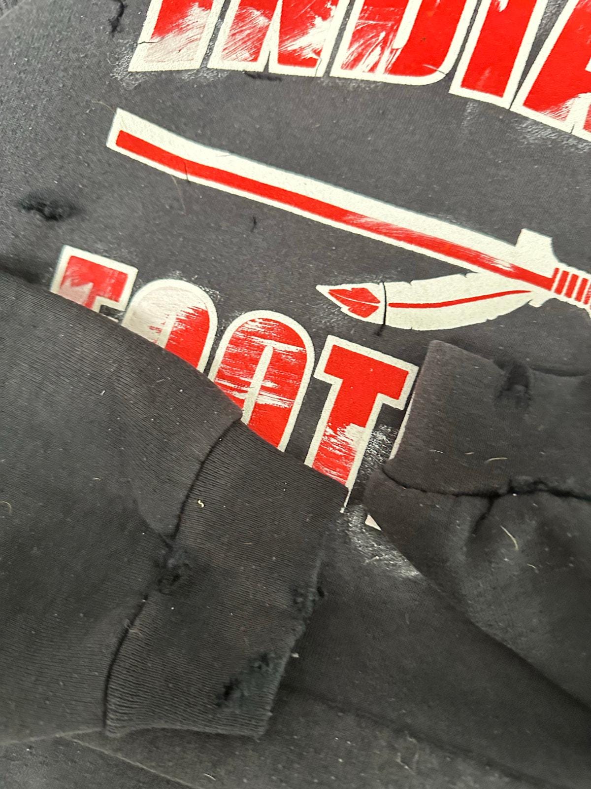 Vintage Sun Faded College Hoodie