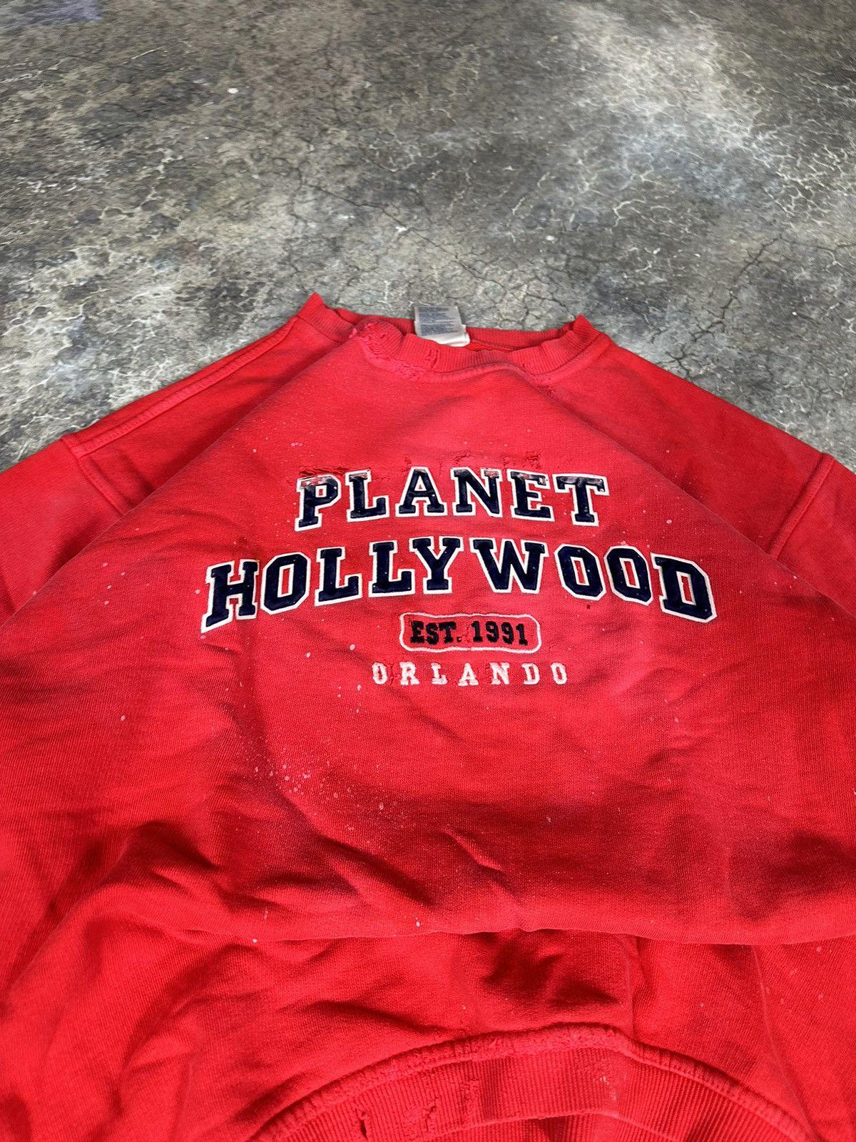Vintage Thrashed Planet Hollywood Crewneck