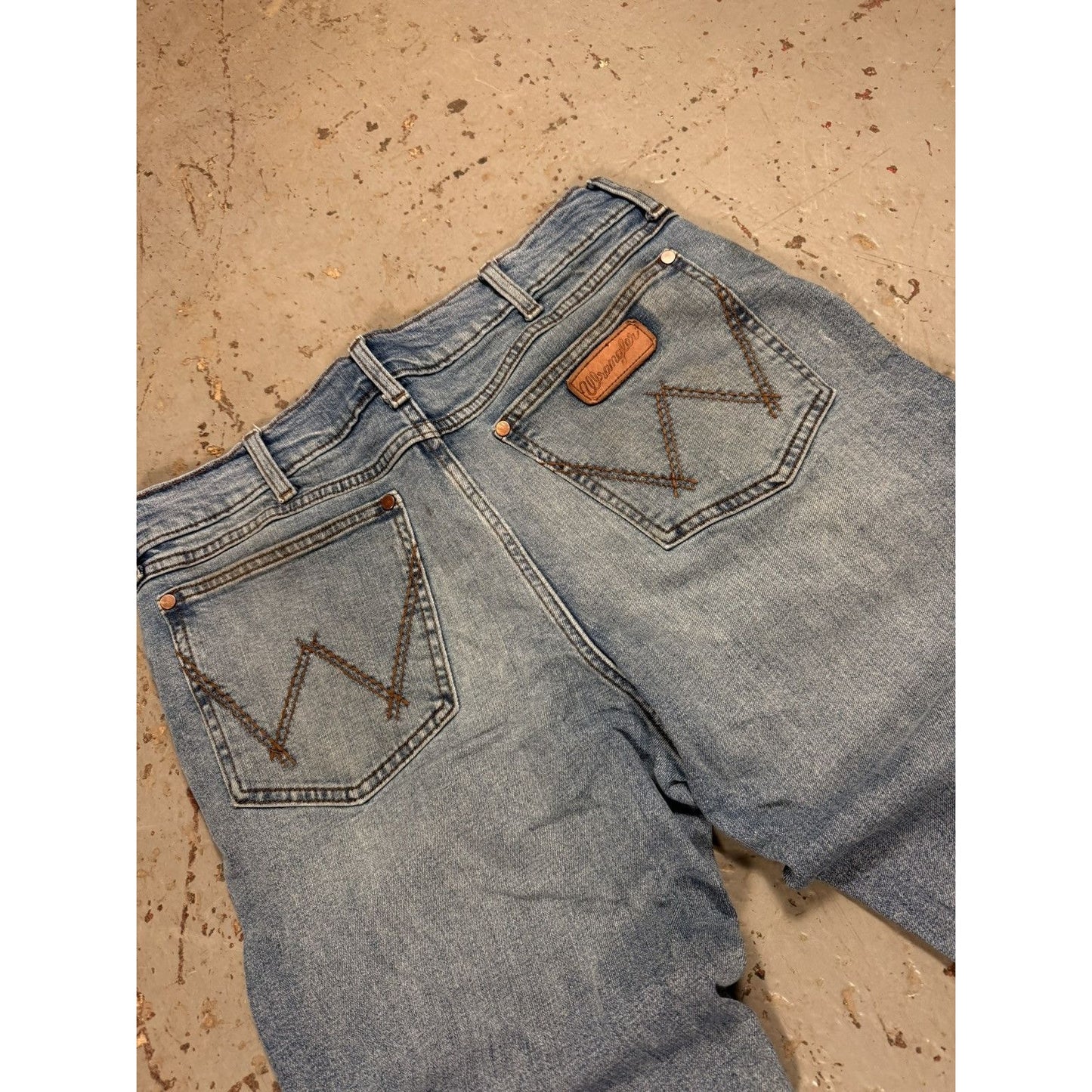 Crazy Vintage Wrangler Bootcut Denim Cowboy Jeans