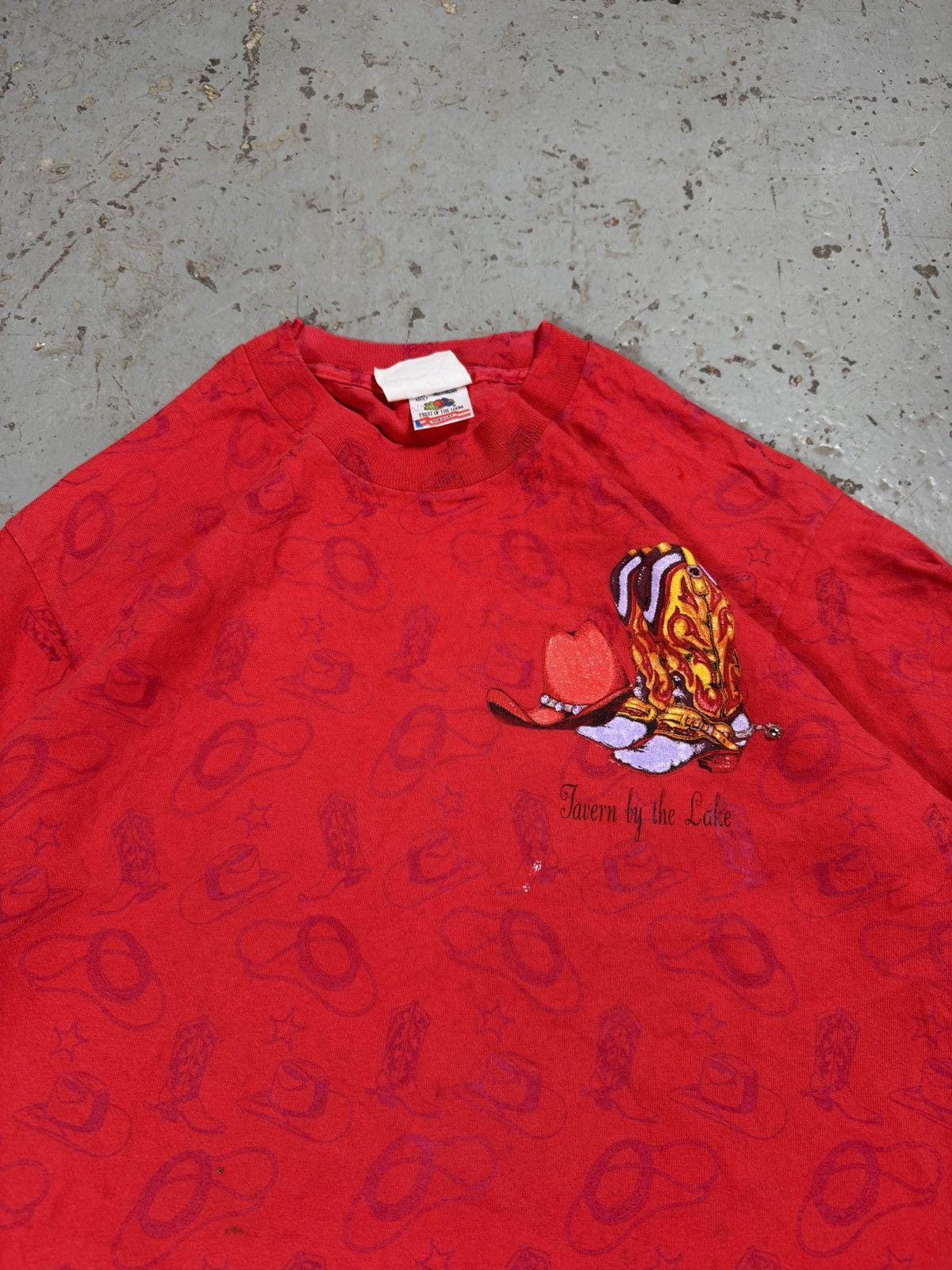 Vintage Cowboy Boot Print Tee