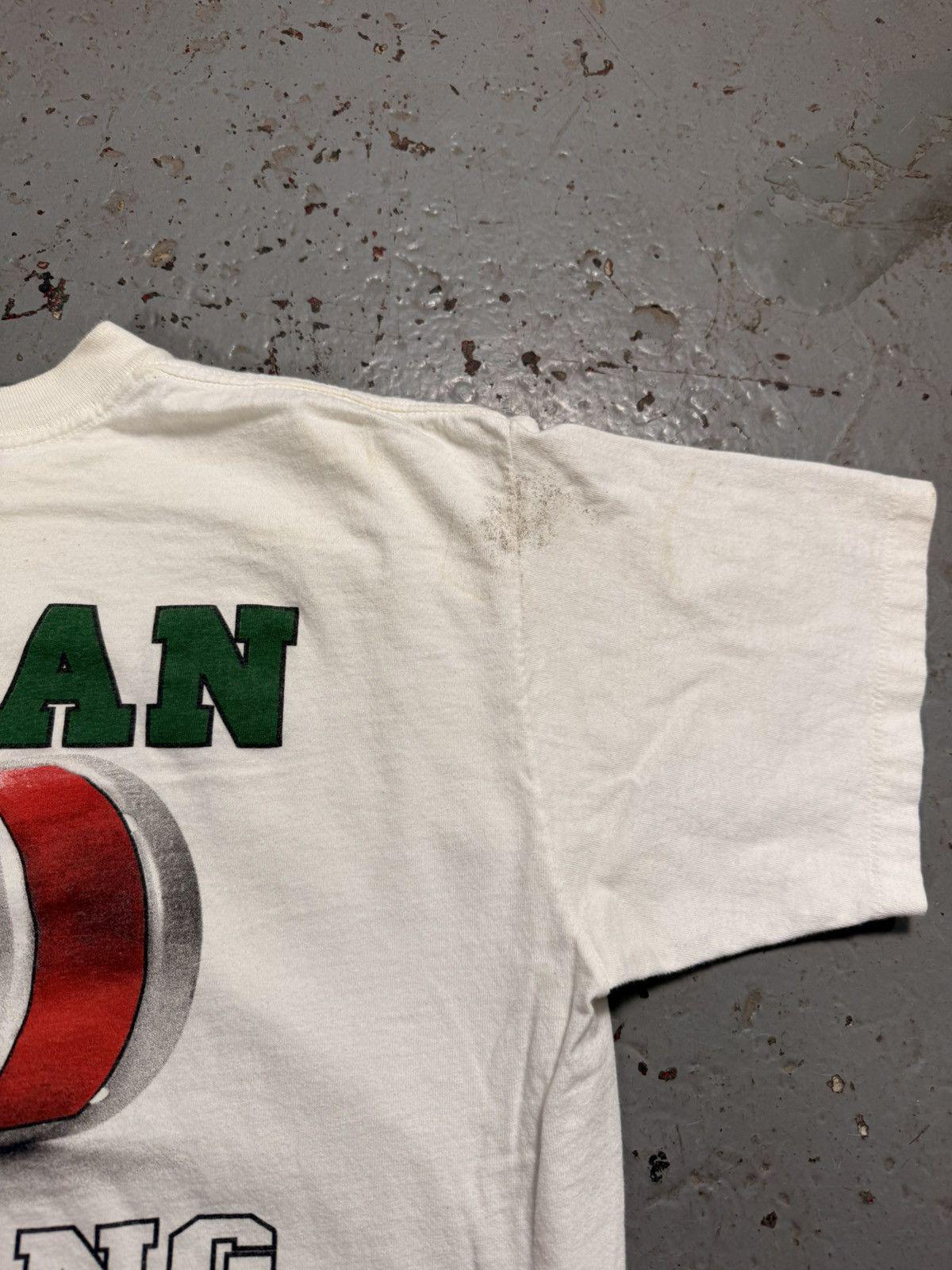 Vintage 1996 Distressed Official Italian Drinking Team Tee