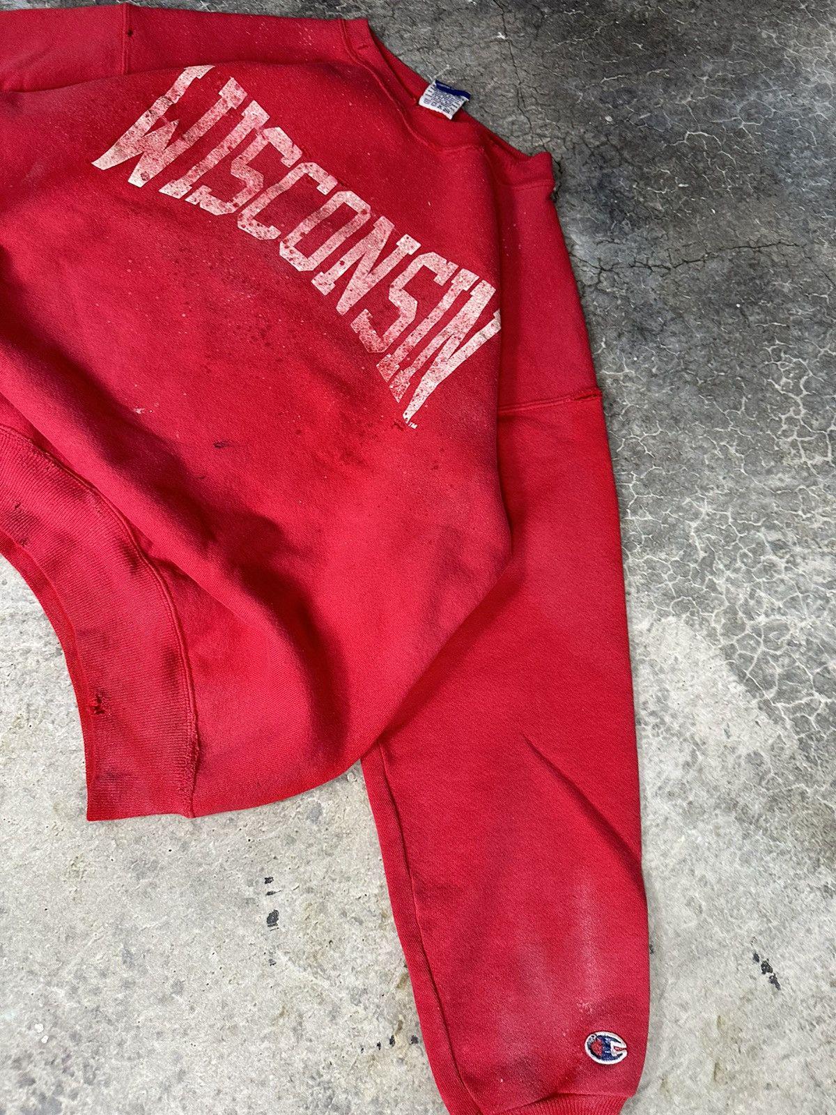 Vintage Thrashed Wisconsin Crewneck