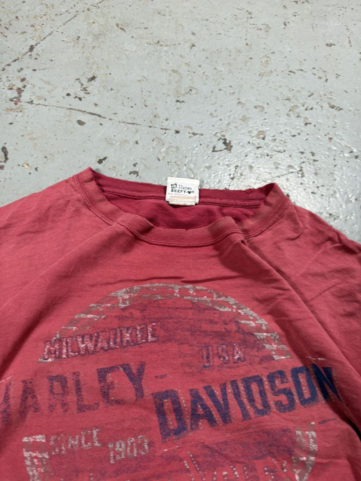 Vintage Thrashed Harley Davidson Tee