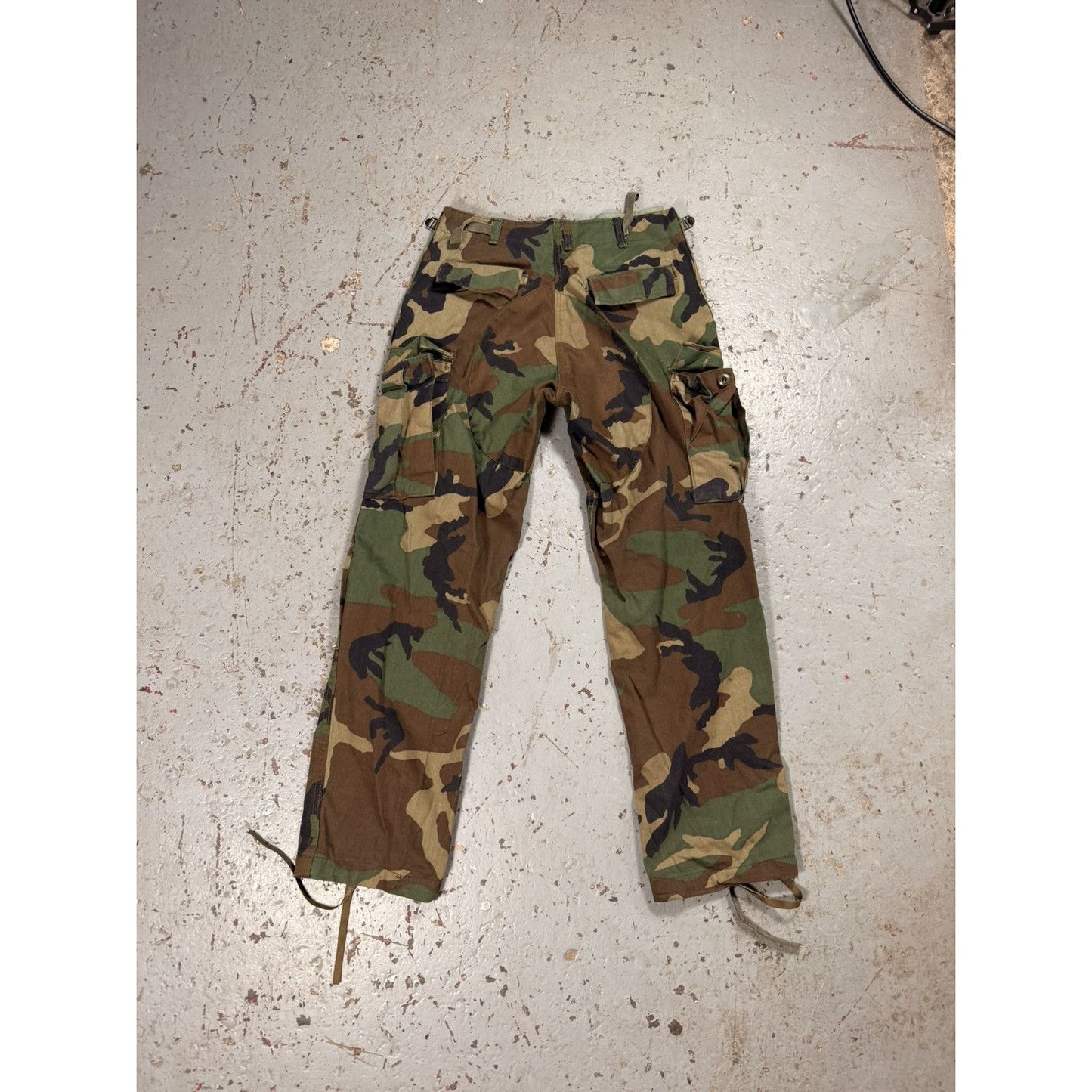Vintage Dark Camo Military Cargo Pants