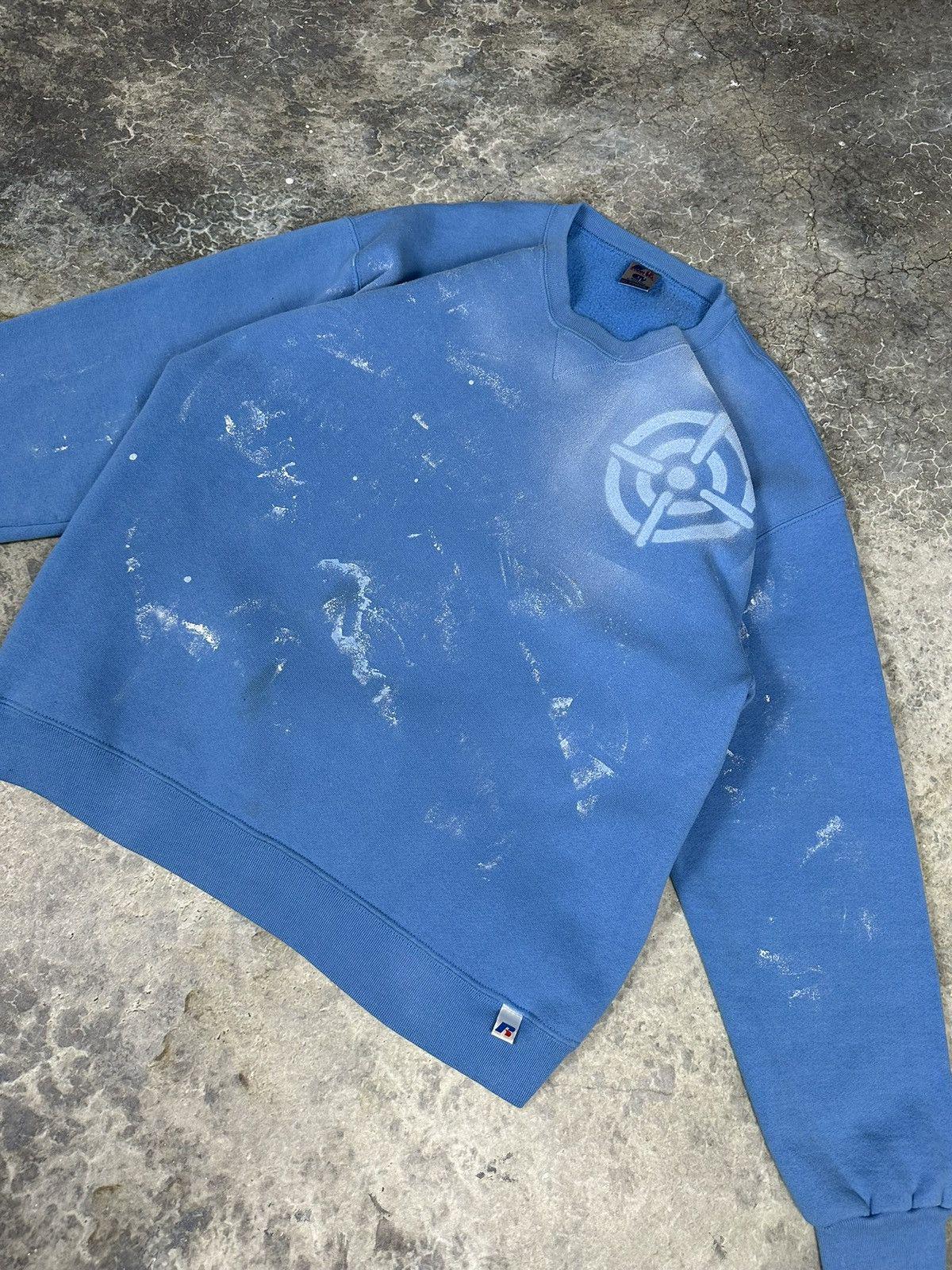 Vintage Russell Athletics Paint Clouds Crewneck