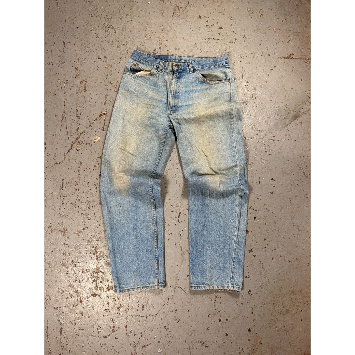Vintage Orange Tag Straight Levi Denim Jeans