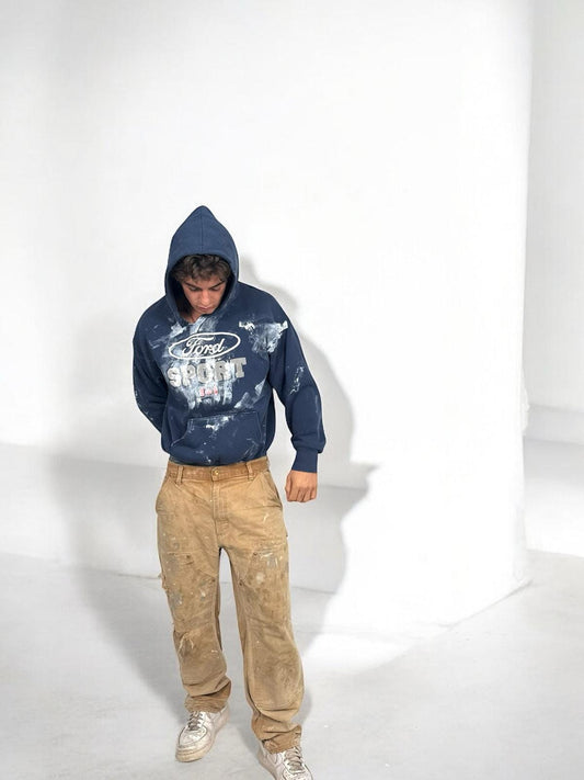 Distressed Ford Painter Hoodie