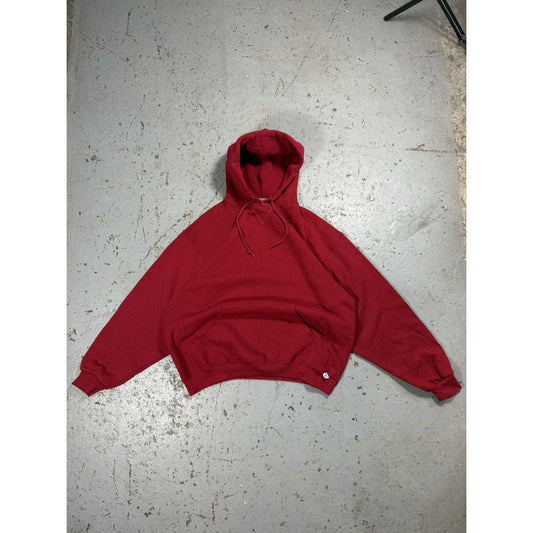 Vintage Burgundy Russels Athletic classic Blank hoodie