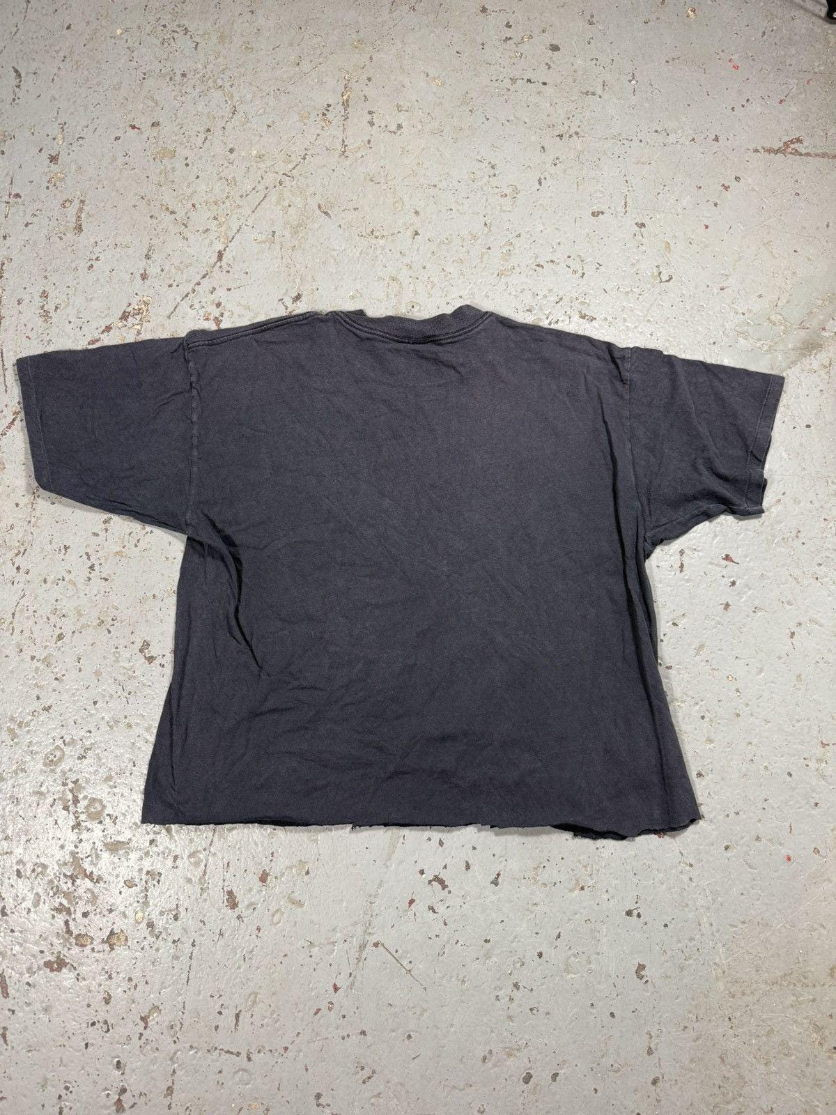 Vintage Cropped Faded Nature Wolf Tee