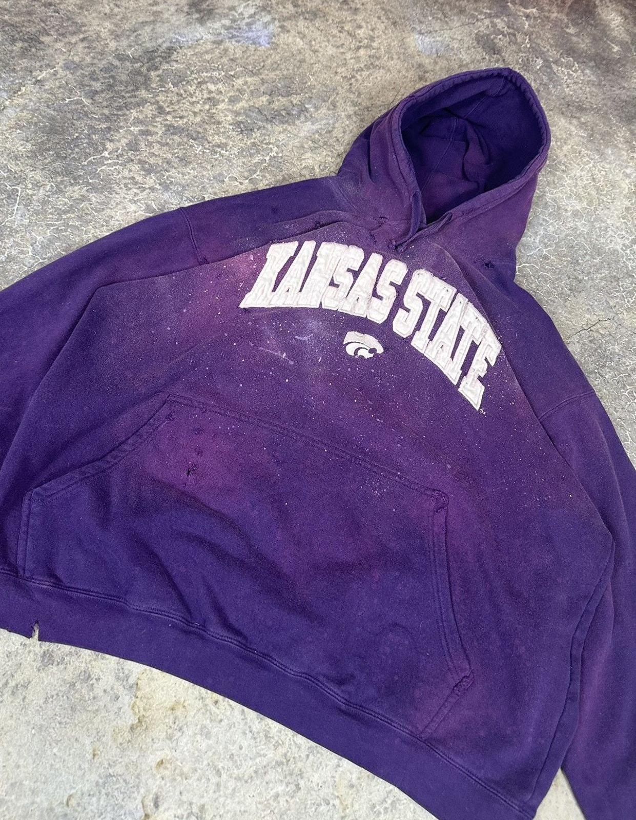 Vintage Thrashed Kansas State Hoodie