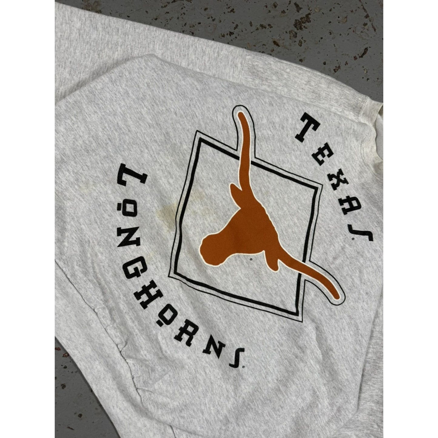 Vintage Texas Long Horns Faded Crewneck Sweater