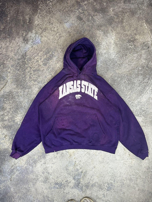 Vintage Thrashed Kansas State Hoodie