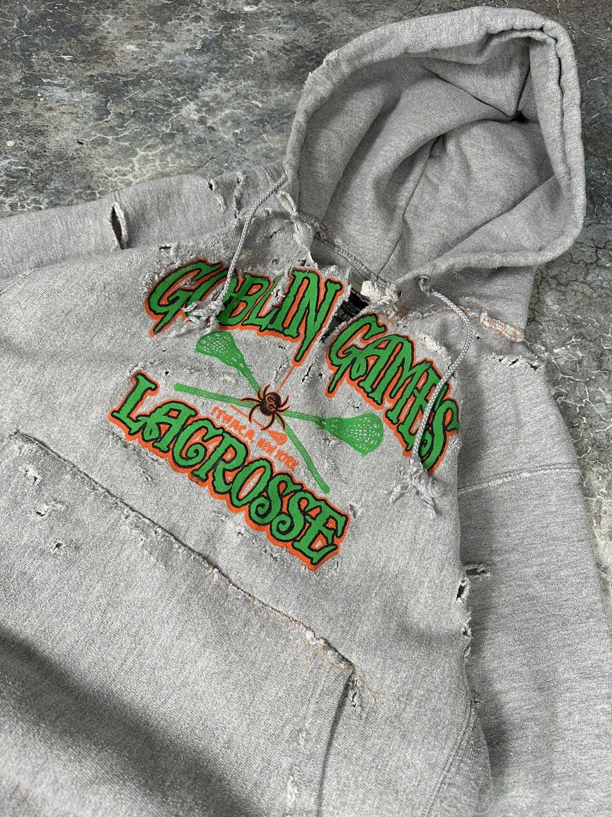 Vintage Thrashed Repaired Goblin Crewneck