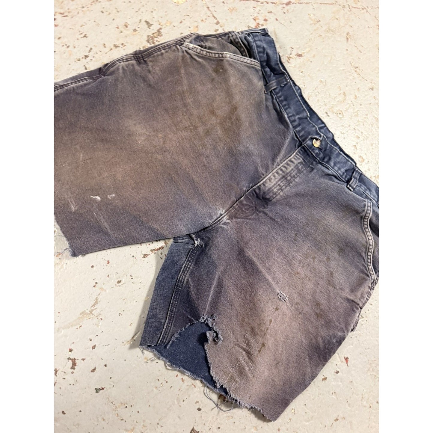 Vintage Thrashed Faded Carhartt Jorts