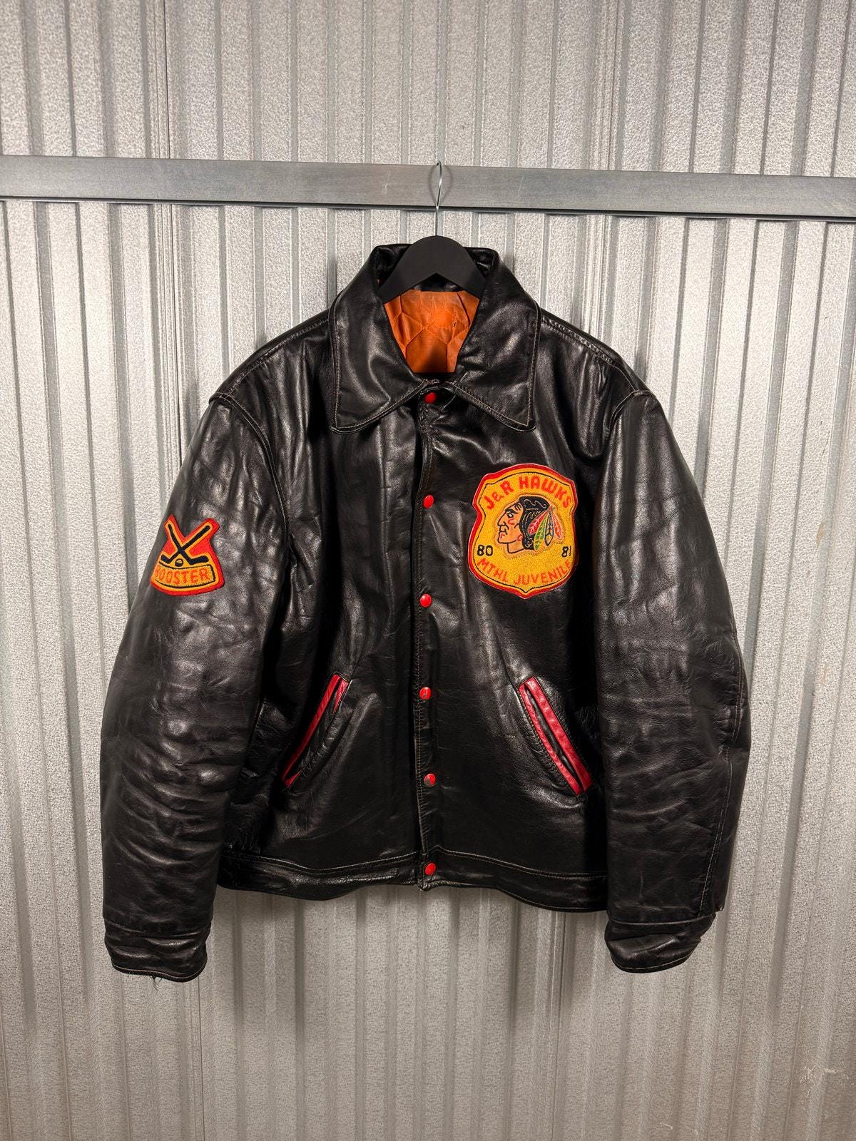 Vintage Chicago Blackhawks Varsity Jacket