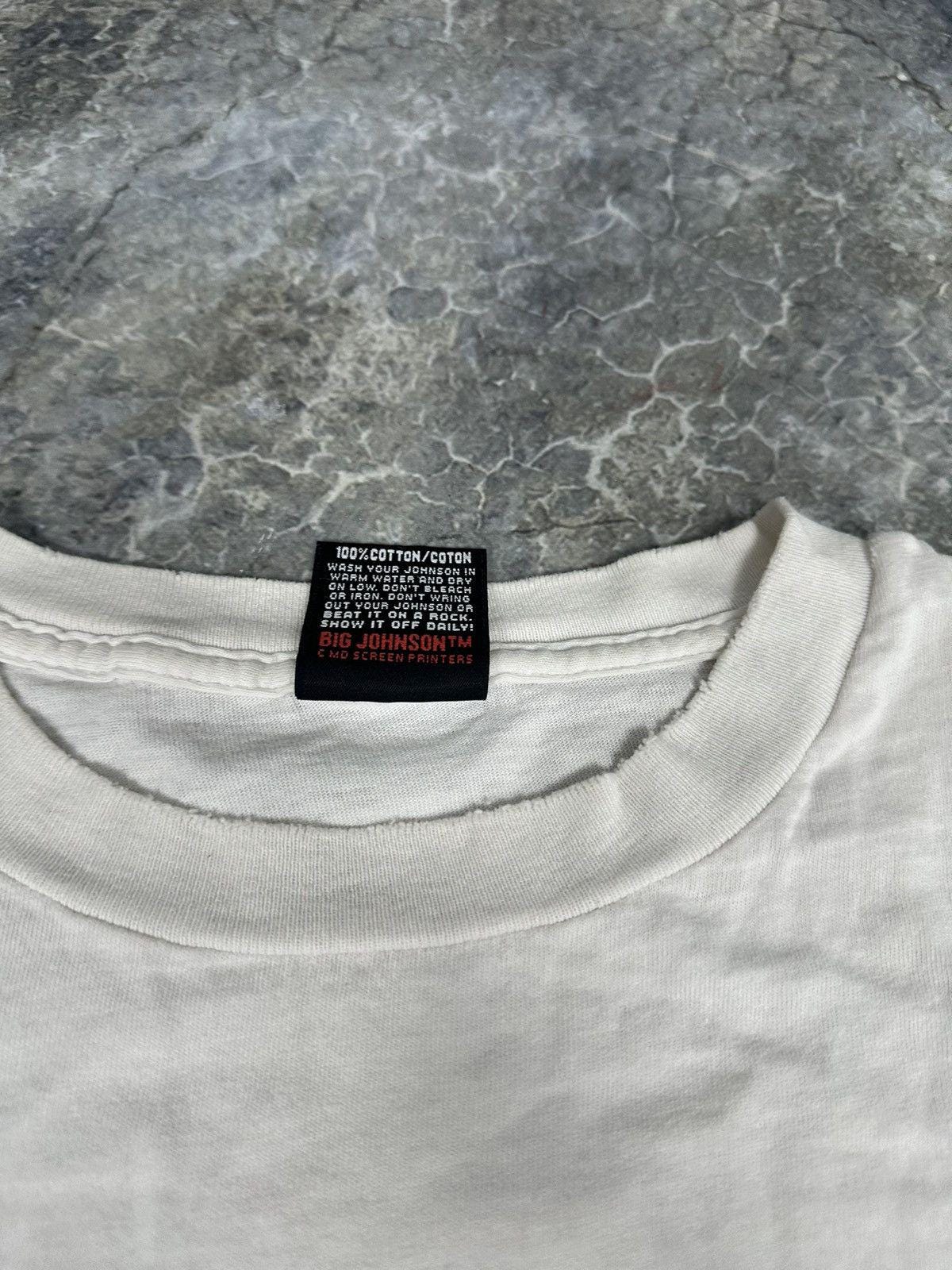 Thrashed big Johnson tee