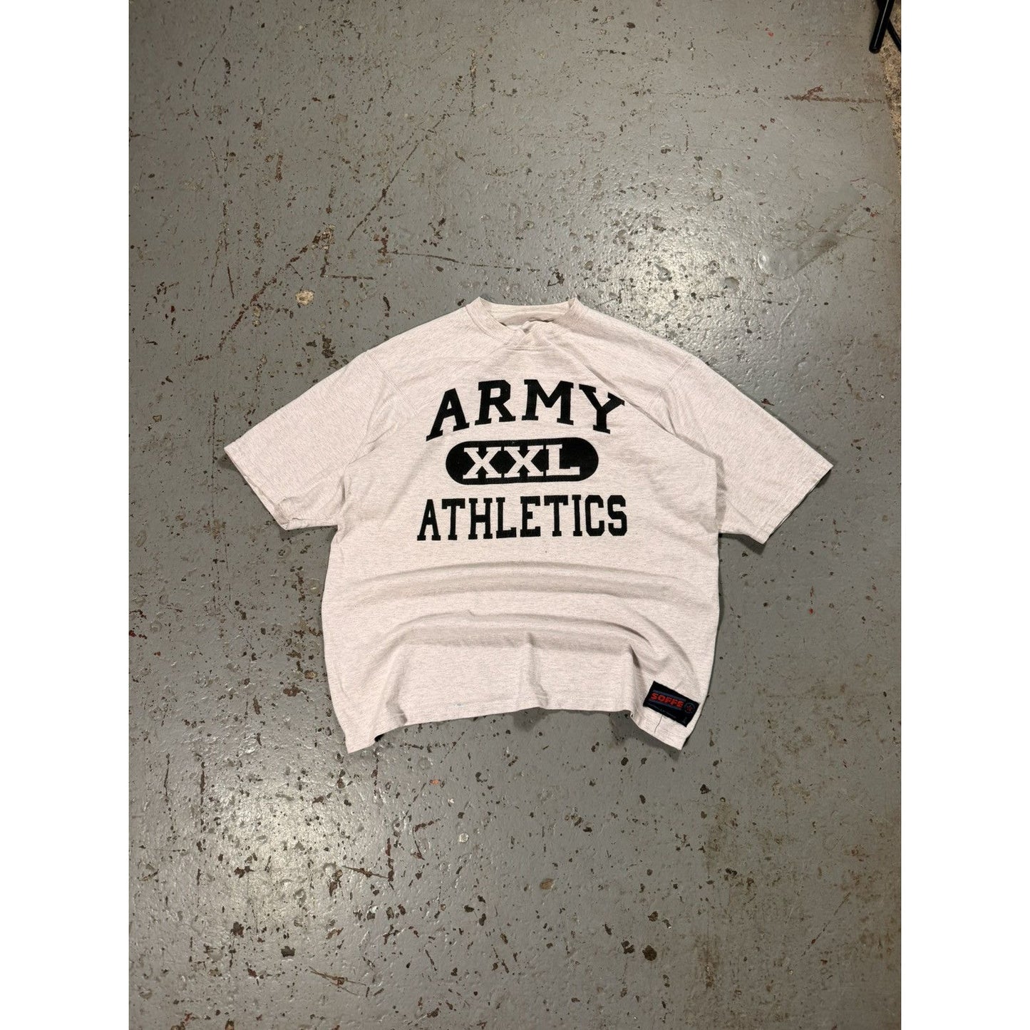 Vintage Army XXL Jersey Mid Length Sleeve 70s Style Tee