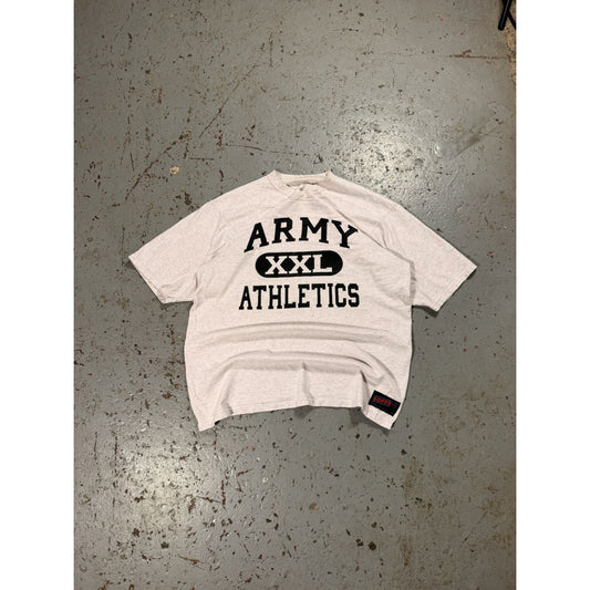Vintage Army XXL Jersey Mid Length Sleeve 70s Style Tee