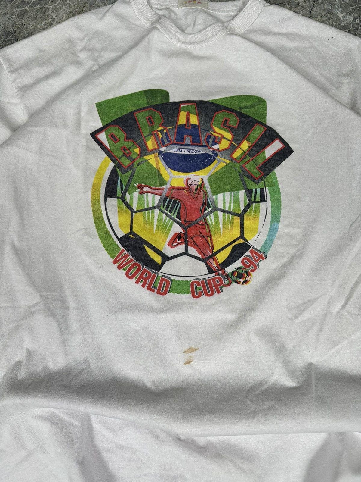 Vintage Brazil futbol Tee worldcup 94