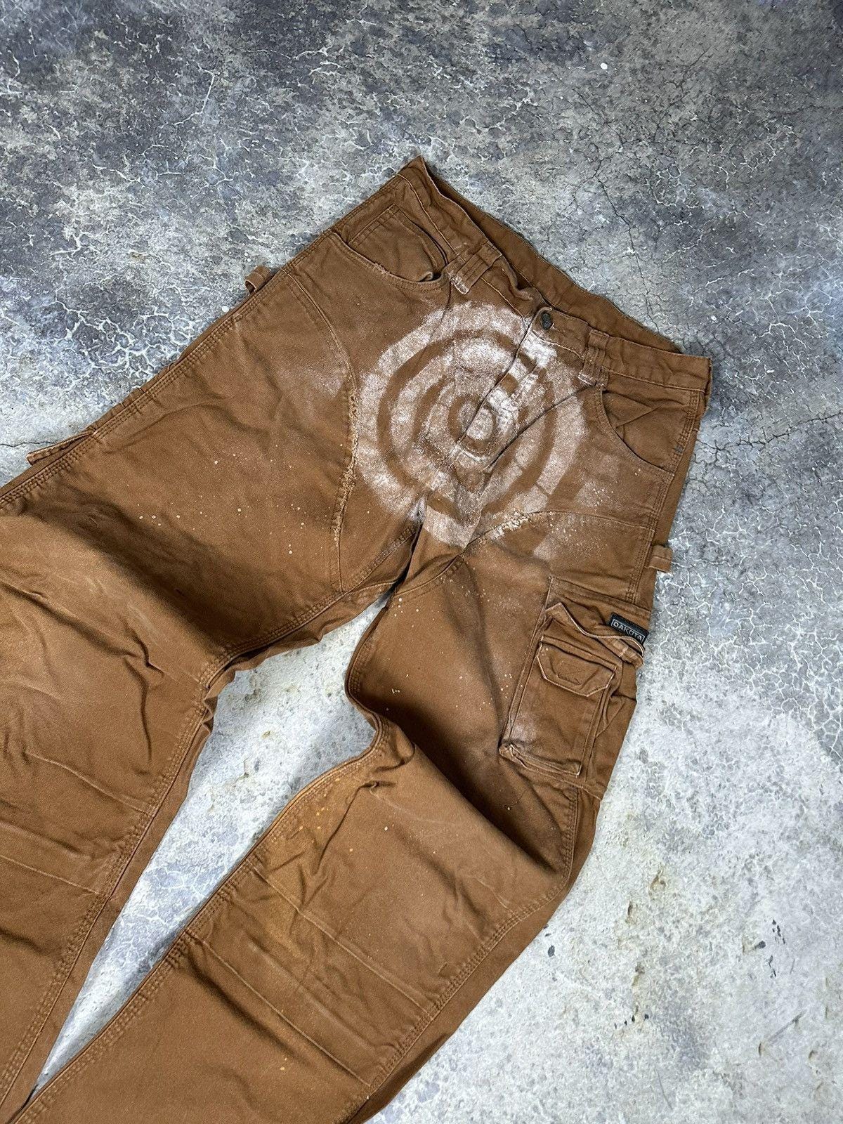 Vintage Distressed Dakota Double Knee Carpenters