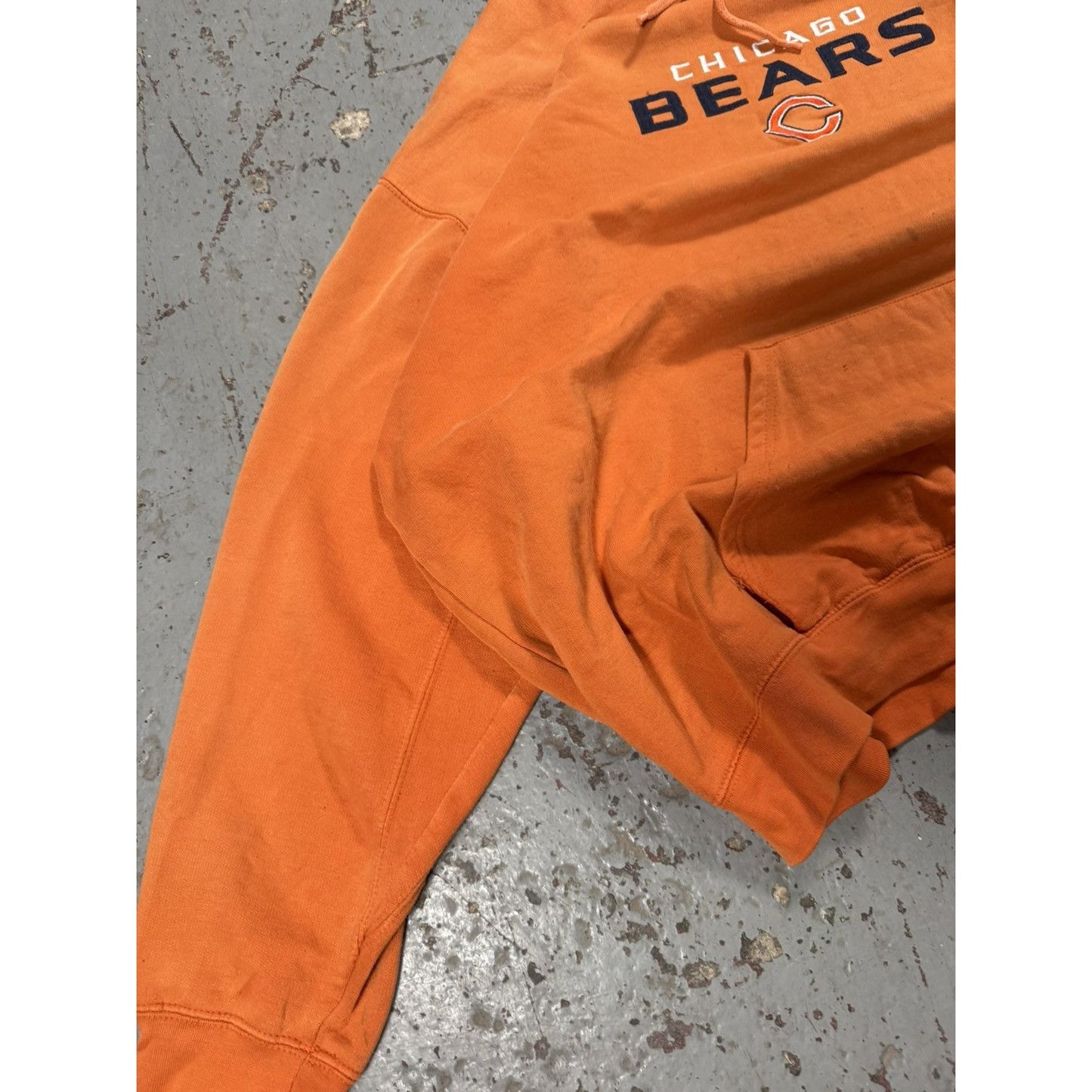 Vintage Thrashed Distressed Faded Chicago Bears Hoodie