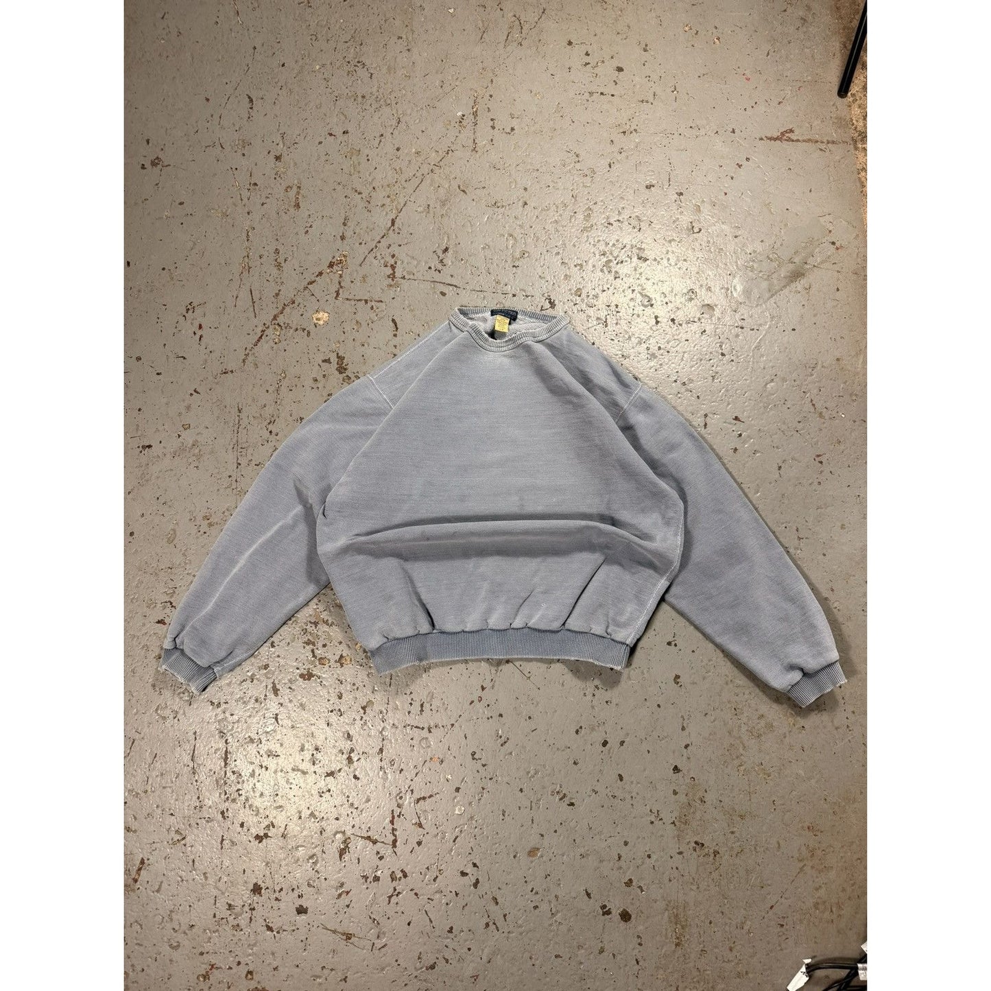 Classic Vintage Blank Blue Crewneck Sweater