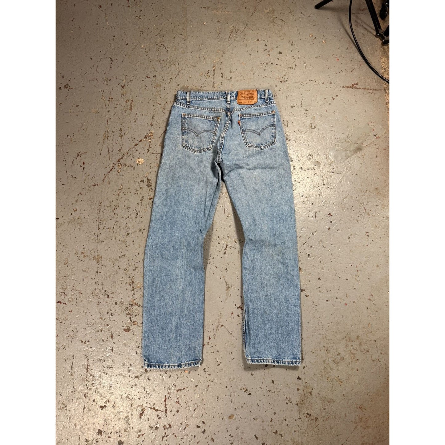 Vintage Orange Tag 505 Straight Levis Jeans