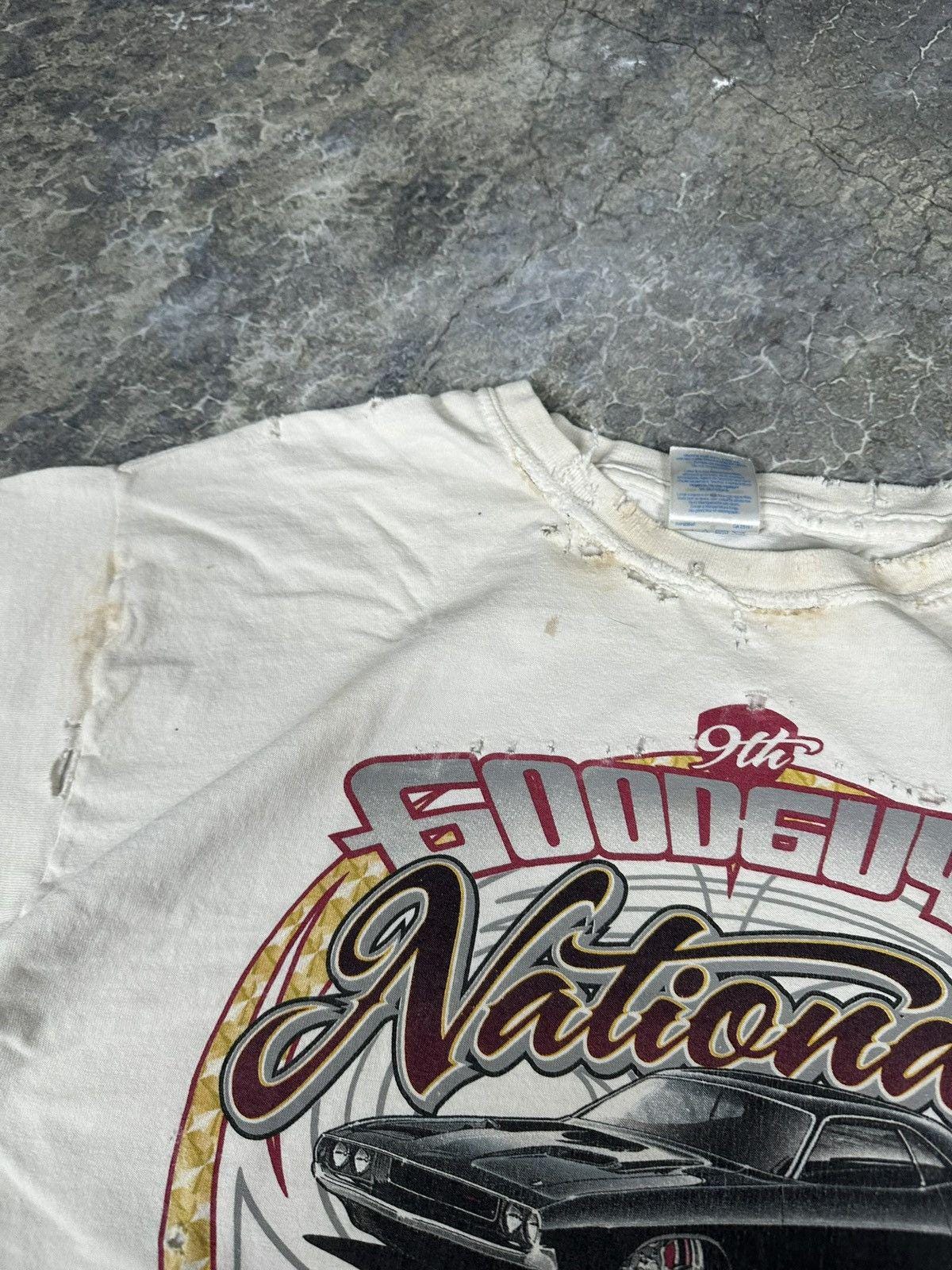 Vintage Thrashed Cropped Classic Cars Tee