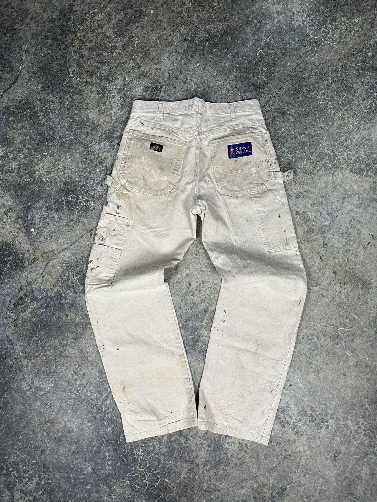 Vintage Distressed and Painted Dickies Carpenter