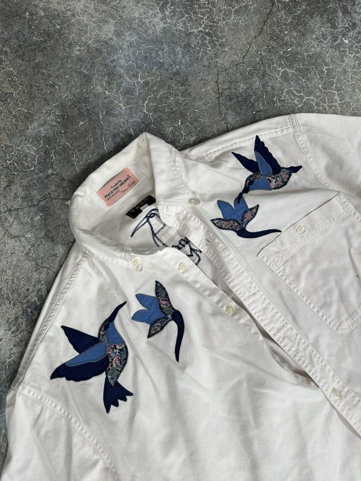 Vintage Cropped Oversized Western Shirt