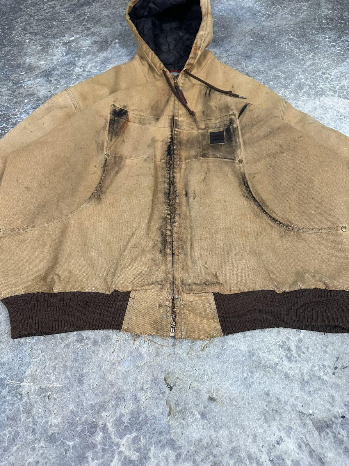 Vintage Carhartt Style Hooded Jacket
