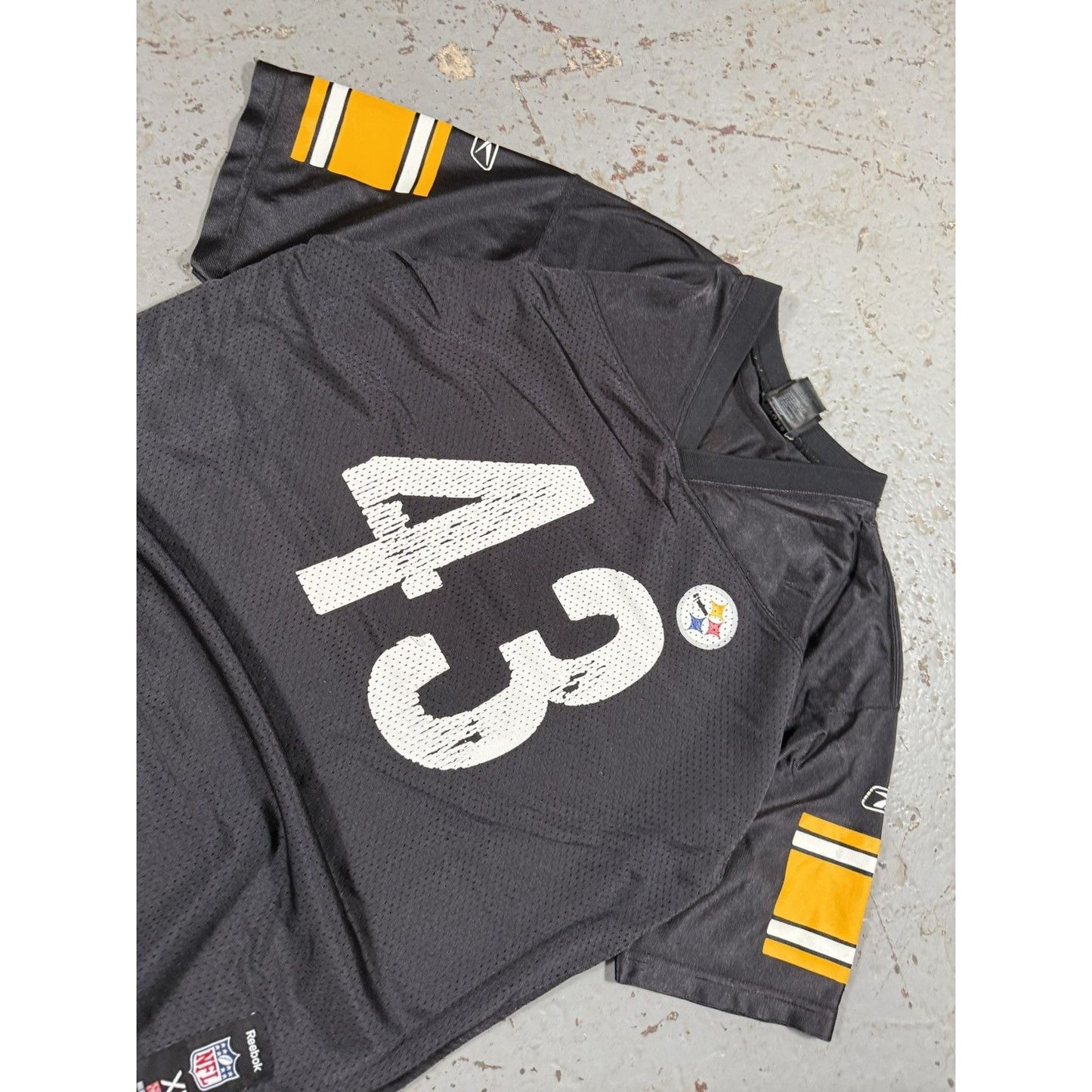 Vintage Mesh Steelers Jersey 43 Polamalu