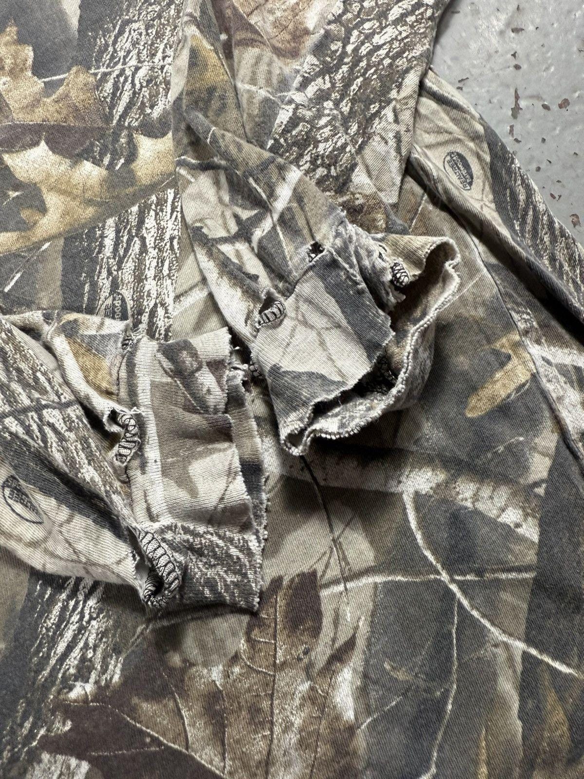 Vintage Distressed Real tree Long Sleeve Tee