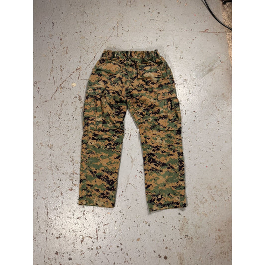 Vintage Digital Pixel Camo Cargo Military Pants