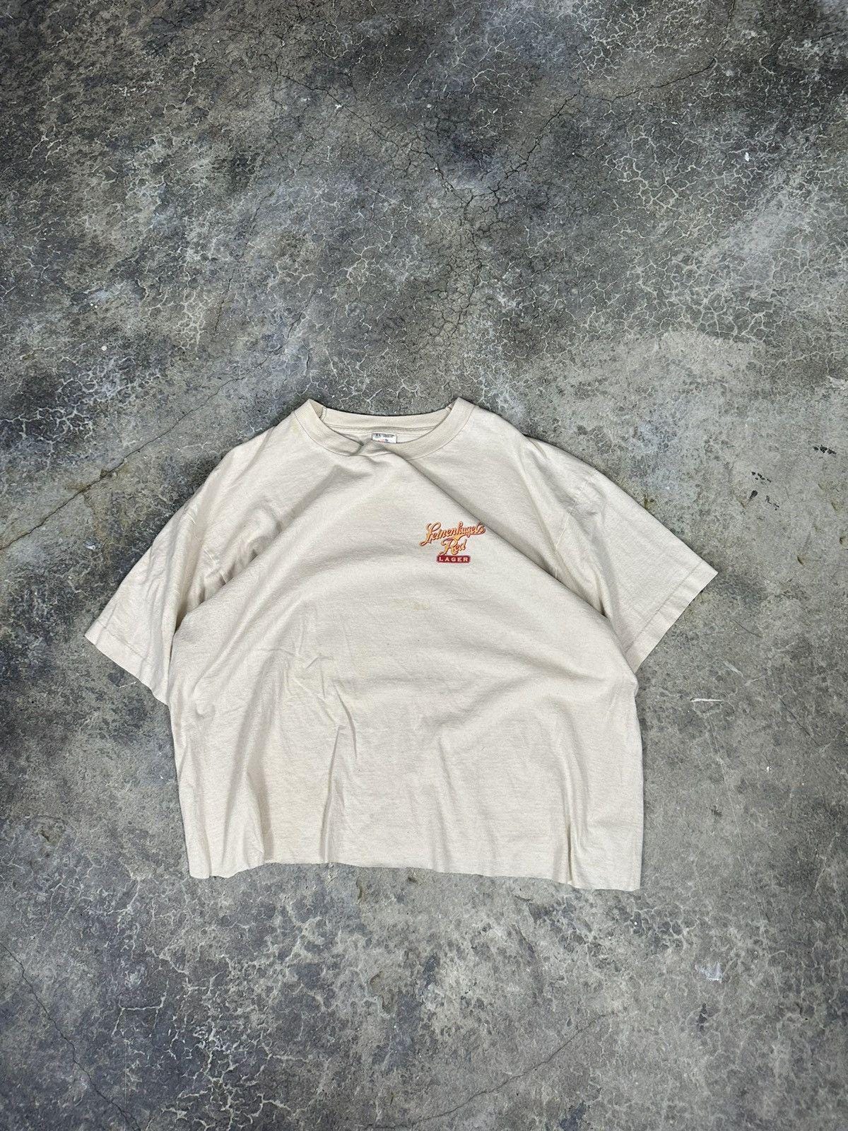 Vintage Cropped STOP LAGER tee