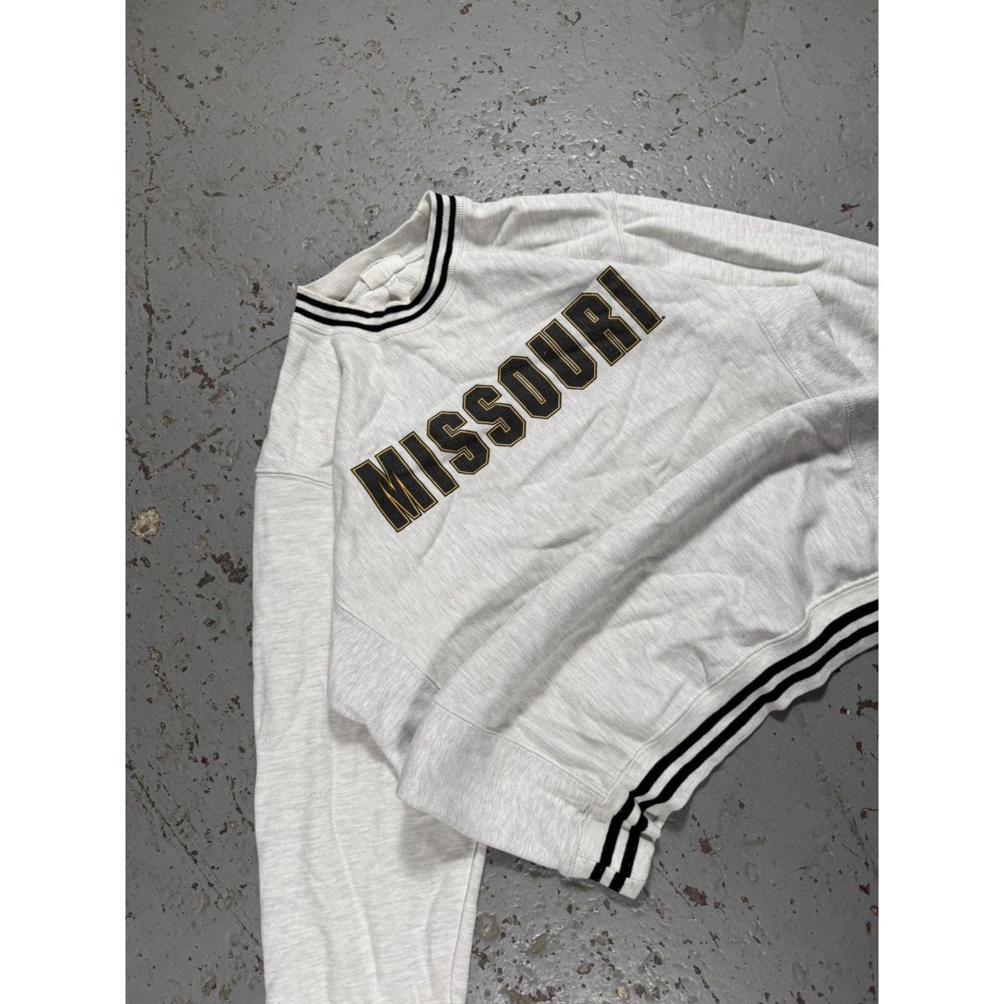 Vintage Sock Style Missouri College Sweatshirt