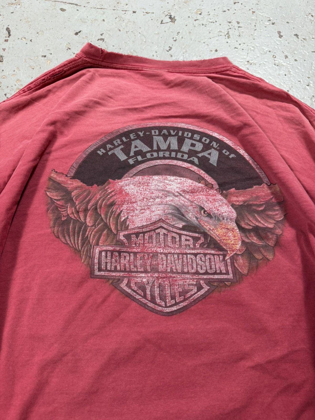 Vintage Thrashed Harley Davidson Tee