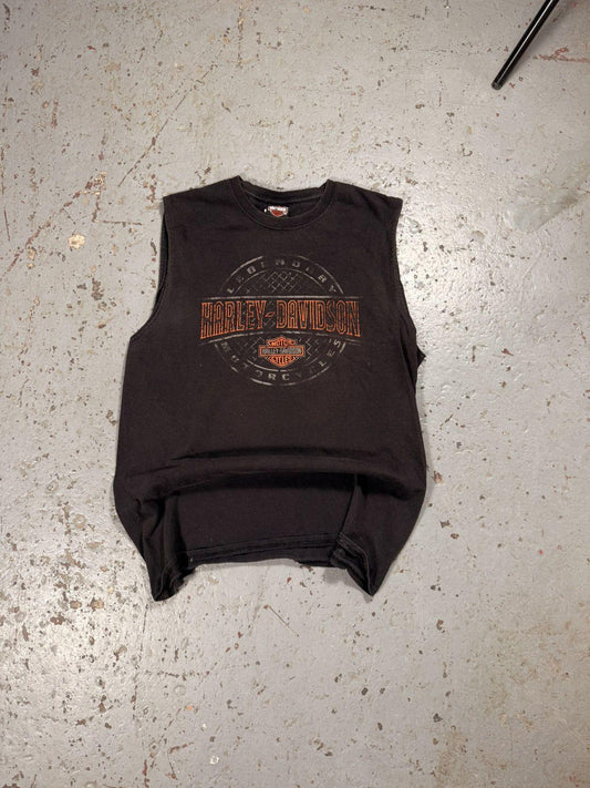 Vintage Harley Davidson Cutoff Tee