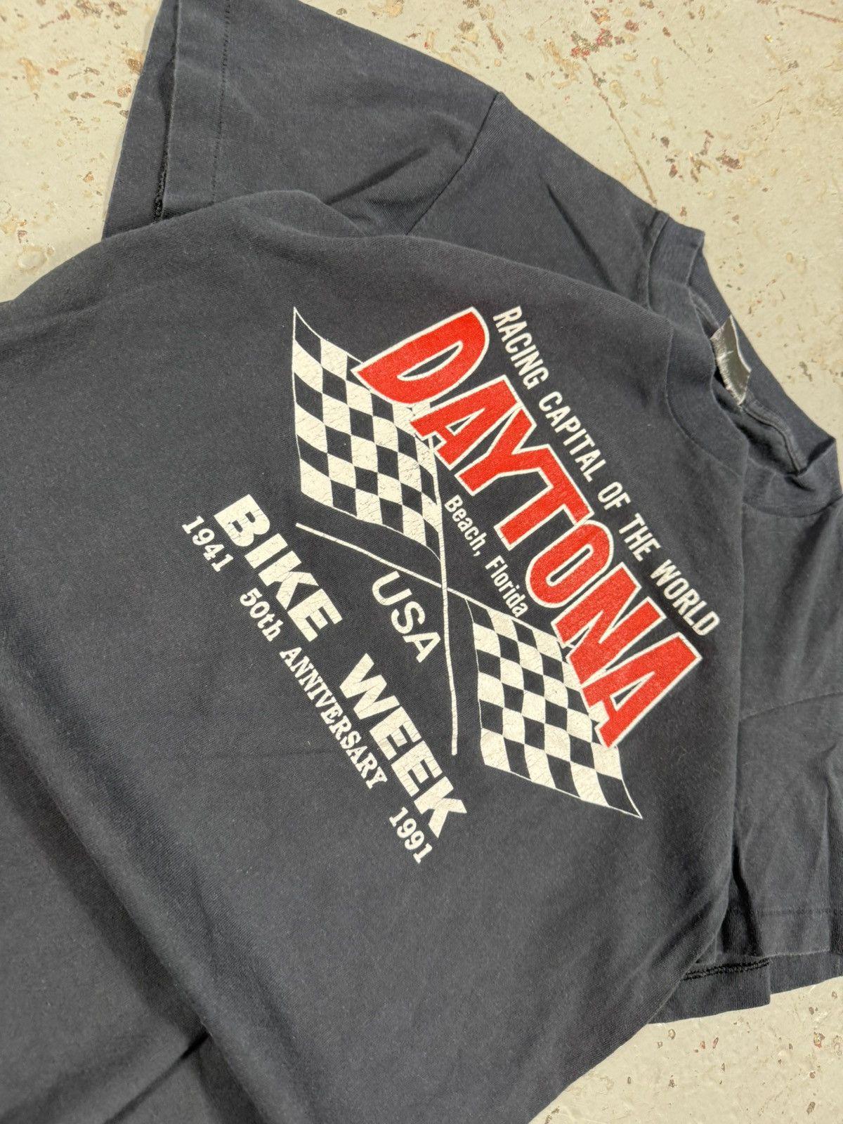 Vintage Faded 1991 Daytona Bike Week Single Stitch Tee