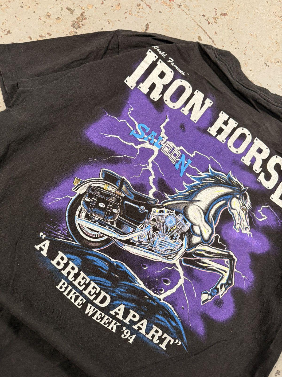 Vintage Iron Horse Biker Lightning Tee