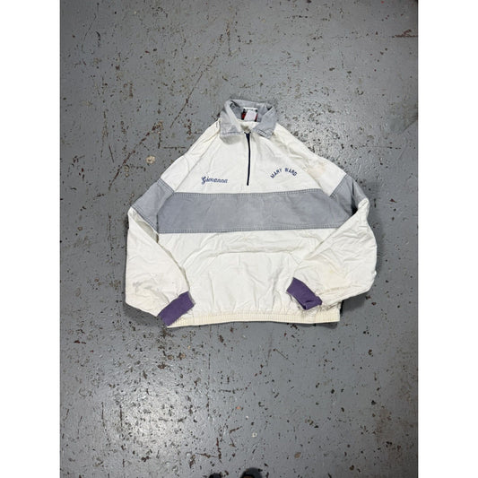 Vintage Basketball Pullover Jacket Quarterzip