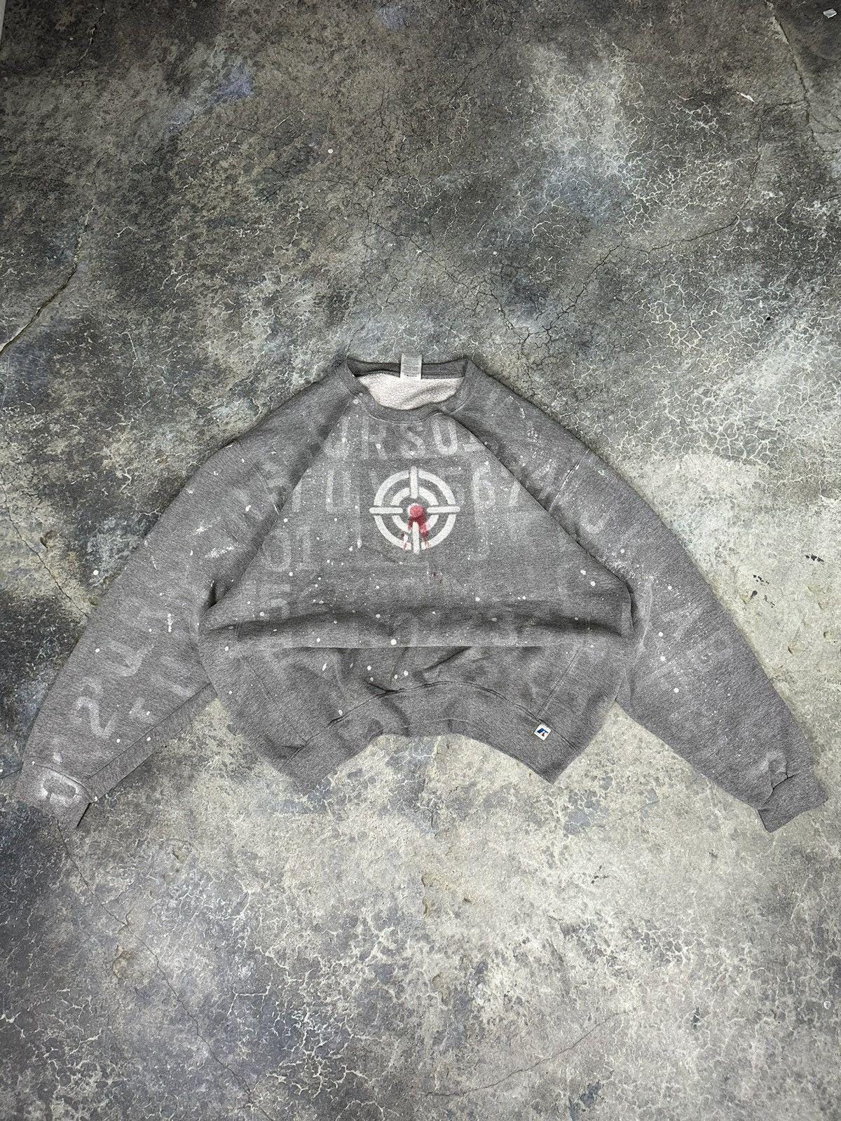 Vintage Custom Russells “BULLSEYE” Crewneck