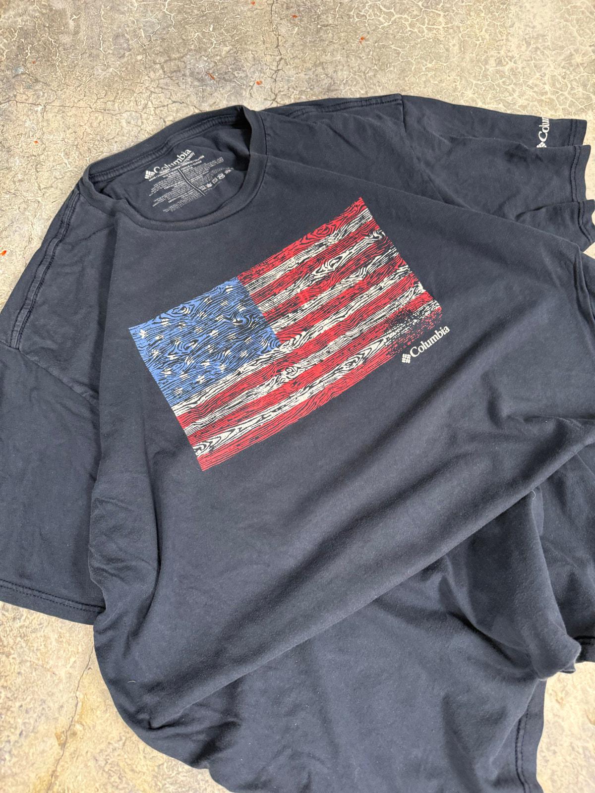 Vintage American Flag Columbia Tee