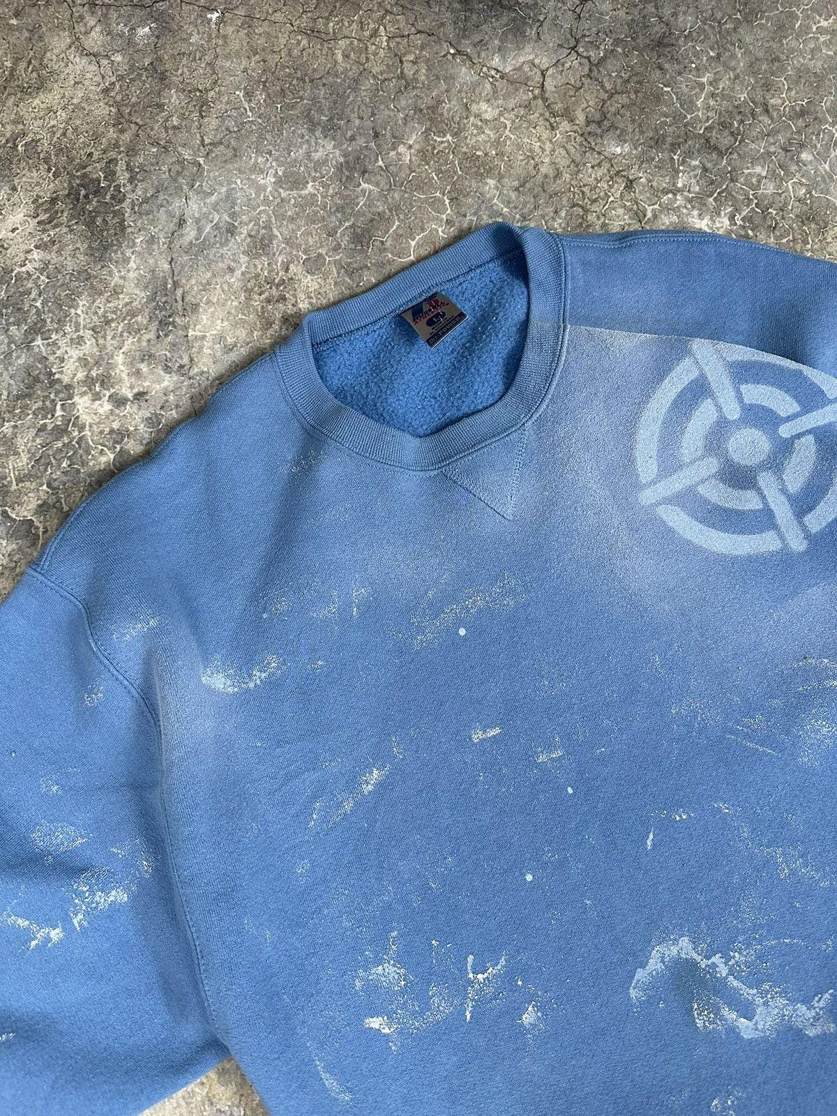 Vintage Russell Athletics Paint Clouds Crewneck